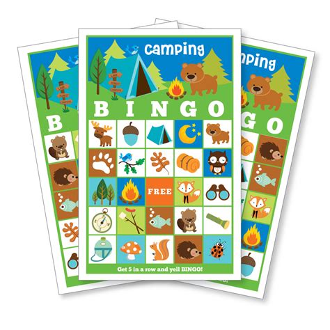 Camping Bingo Game Printable