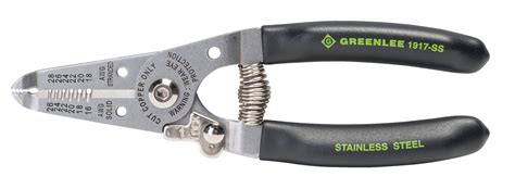 Greenlee Pro Stainless Steel Wire Strippercutter 26 16 Awg