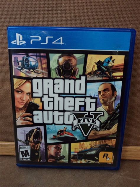 Grand Theft Auto V Gta 5 Sony Ps4 Playstation 4 Play Station Video Game