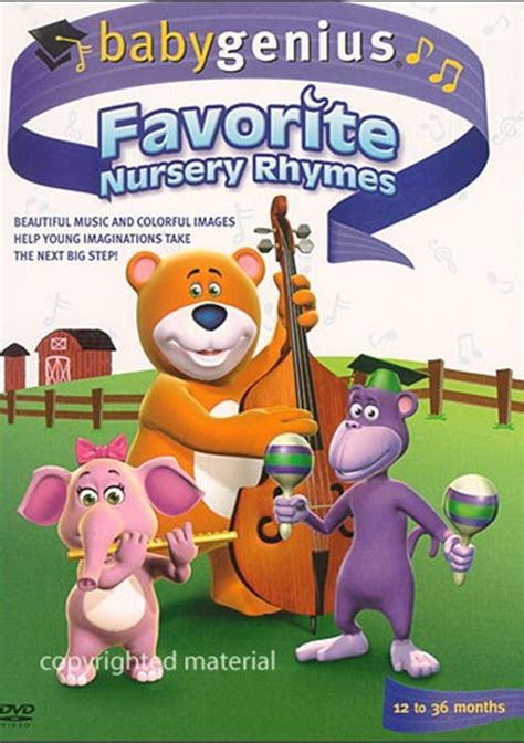 Baby Genius Favorite Nursery Rhymes Dvd 2003 Dvd Empire