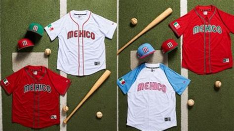 méxico presenta su uniforme para el clásico mundial de beisbol con un extraño diseño de franela