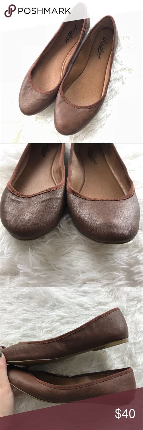 Lucky Brand Chocolate Brown Round Toe Flats Lucky Brand Shoes