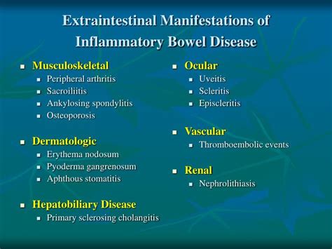 Ppt Inflammatory Bowel Disease Powerpoint Presentation Id4626915