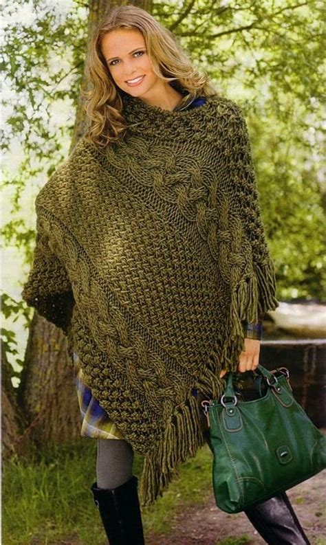 Free Knitted Ponchos For Women Fashion For Women Knitted Poncho
