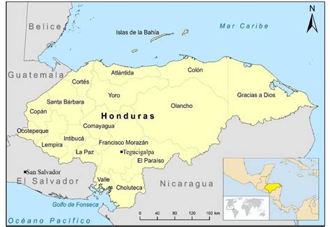 Mapa De Regiones De Honduras Mapa De Honduras Images