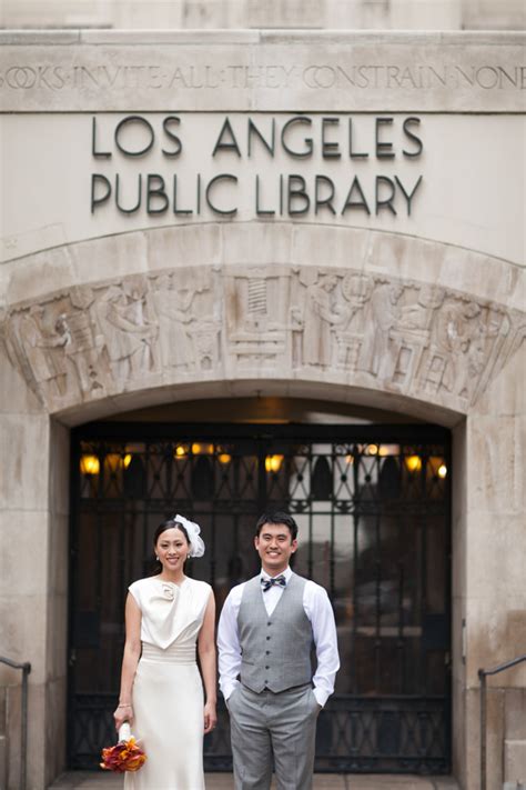 Wedding photographers in los angeles. Los Angeles Public Library Wedding » Michael Segal Photo Blog