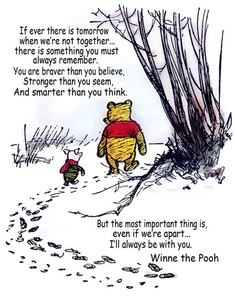 Winnie The Pooh And Piglet Hunt With Quote Print 11 X 14 3241 Ebay