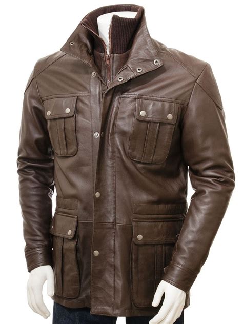 Pin By Leather Wears On Leather Jackets Brown Leather Jacket Men