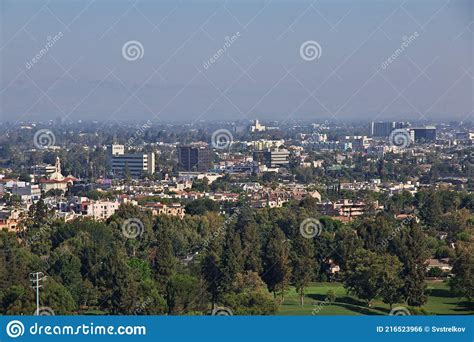 The View On Los Angeles West Coast United States Stock Photo Image