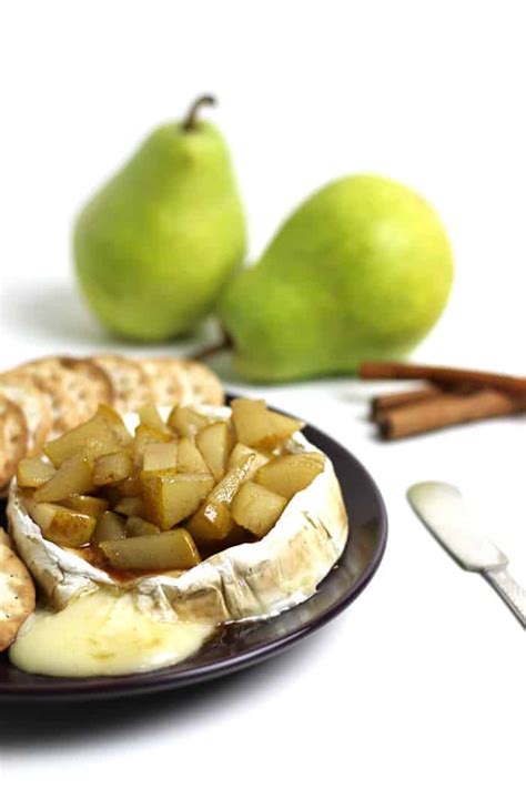 Caramelized Pear Baked Brie Feast West