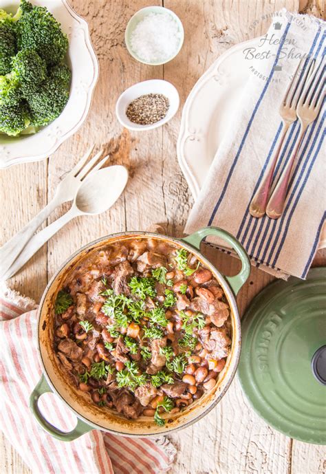 Lamb And Bean One Pot Casserole Helens Fuss Free Flavours