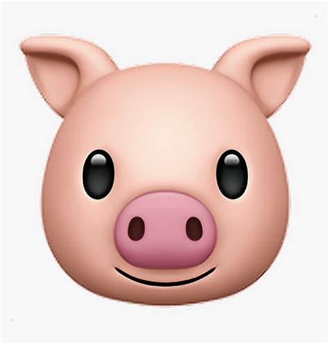 Pig Emoji 🐷 Pig Pink Emoji Emoticon Iphone Iphoneemoj Iphone Pig
