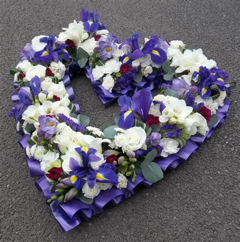Usernamepasarasa Purple Heart Funeral Flowers Purple