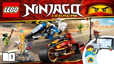 Lego Ninjago Kais Blade Cycle And Zanes Snowmobile 70667 Лего Ниндзя Го
