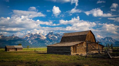 Wooden Barn Wyoming United States Uhd 4k Wallpaper Pixelz