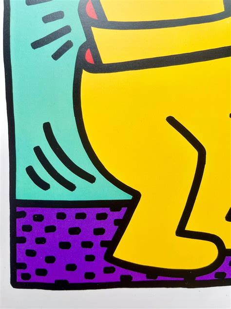 1995 Keith Haring Untitled Official Original Lithograph Etsy