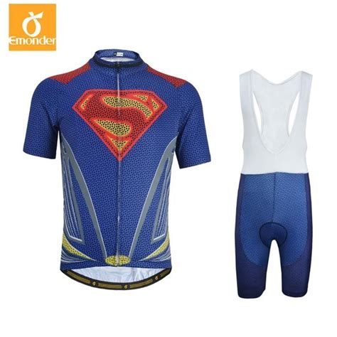 Super Hero Iron Man Superman Spiderman Batman Ciclismo Jersey Uomo