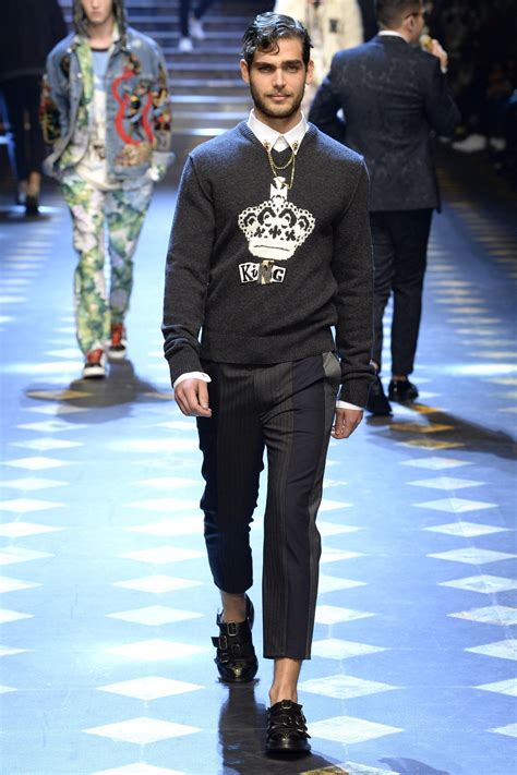 Dolce Gabbana Fall 2017 Menswear Collection Mens Winter Fashion
