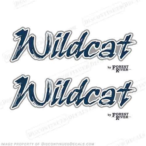 Wildcat By Forest River Rv Decals Set Of 2