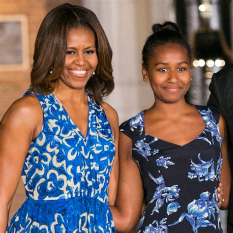 Michelle Obama Celebrates Daughter Sashas 20th Birthday With Never