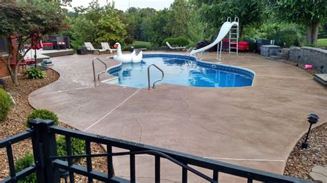 Pool Deck Refinishing San Antonio Sat Stained Concrete Stained Concr