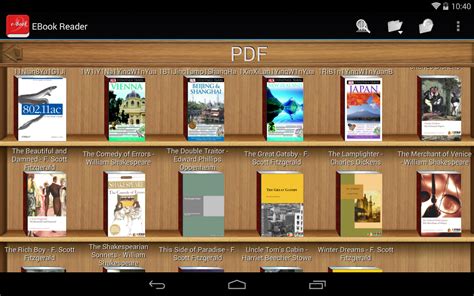Fire up an ebook reader app on your phone or tablet. EBook Reader & PDF Reader - Android Apps on Google Play