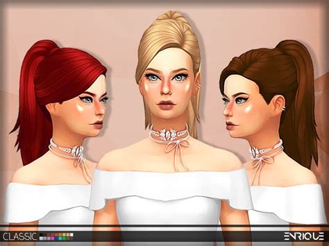 New Mesh Found In Tsr Category Sims 4 Hair Sets Sims Hair Womens