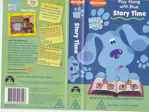 Blue S Clues Story Time Vhs Video Tape Nickelodeon Nick Jr My Xxx Hot Girl