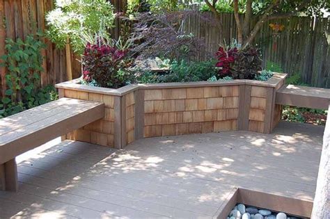 15 Special Built In Bench Planters You Dream About