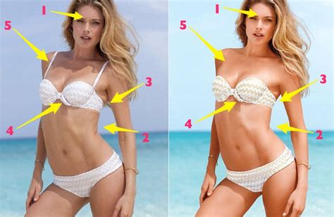 Victoria Secret Before And After Photoshopping A Model