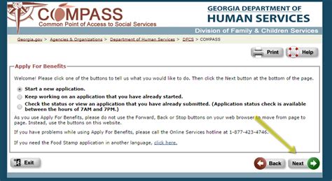 Pet foods, cigarettes, paper products, alcoholic beverages, household products, hot. Compass.ga.gov food stamp application - Georgia Food ...