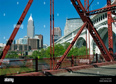 Cleveland Ohio Bridge Stock Photos And Cleveland Ohio Bridge Stock Images