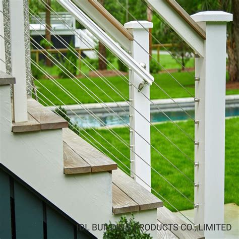 Idl Top Quality Outdoor Cable Railing System Stainless Steel And Solid