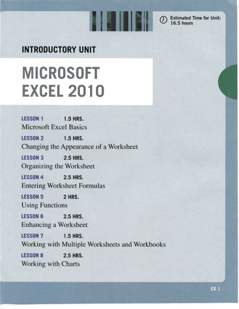 Lesson 1 Excel Basicssmall