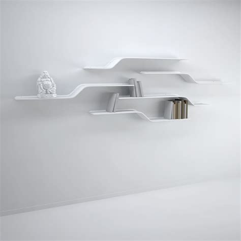 Grâce à une fixation invisible ou une fixation avec des équerres, l'étagère murale design s'adapte à tous les espaces ainsi qu'à toutes les pièces de la. etagere murale blanche design | Idées de Décoration ...