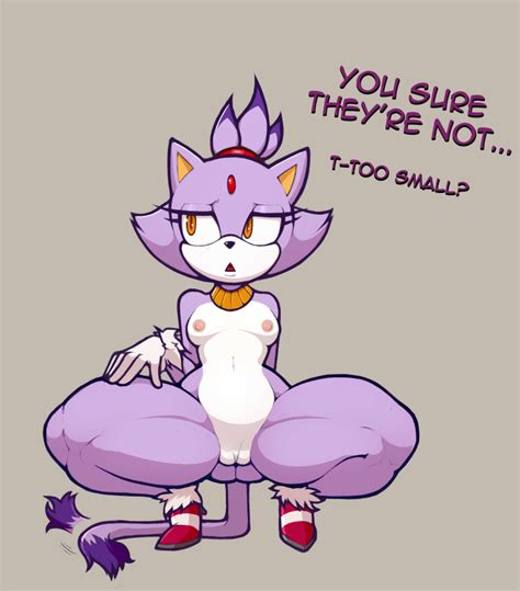 Rule 34 Anthro Ass Biped Blaze The Cat Breasts Butt From The Front Clothing Dialogue Domestic