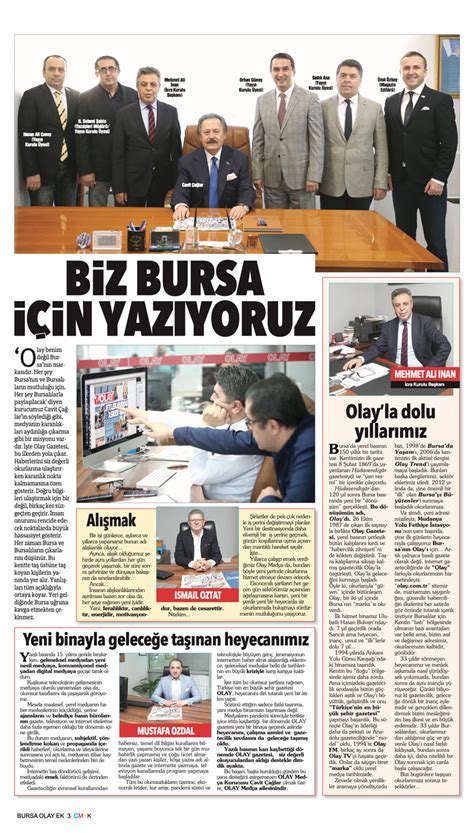 Olay artık yeni yerinde foto galerisi Olay Gazetesi Bursa