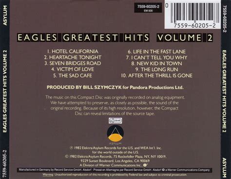 Eagles Greatest Hits Volume 2 1982 Re Up Avaxhome