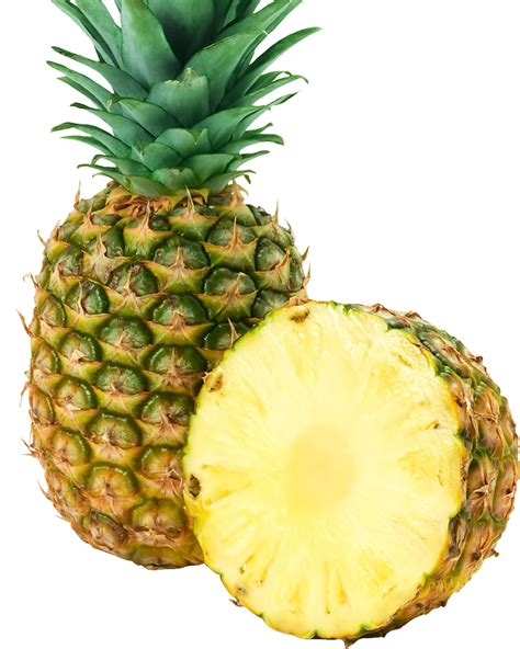 Natural Cut Pineapple Png Png Play