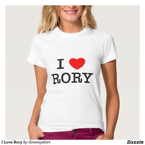 I Love Rory T Shirt T Shirts For Women Shirt Designs Shirts