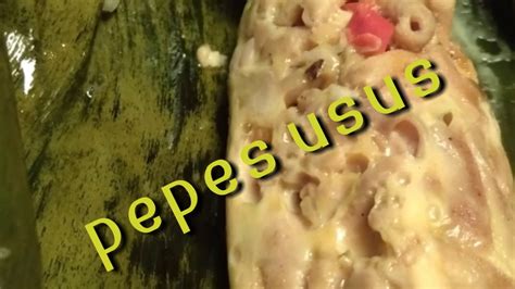 Akhirnya, usus ayam memiliki bau yang tak sedap, karena gak dibersihkan dengan . Resep pepes usus ayam | pepes usus ayam - YouTube