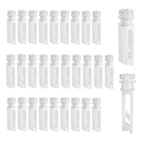 30pcs Vertical Blind Stem Replacement White Stems For Vertical Window