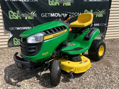 42 John Deere D105 Automatic Riding Lawn Tractor W Only 196 Hours
