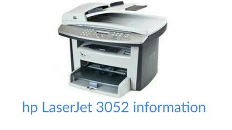 Hp Laserjet 3052 All In One Laser Printer Hp Laserjet 3052