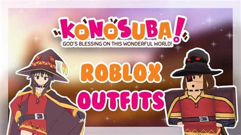Konosuba Roblox Outfit Ideas Anime Youtube