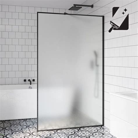 black frosted glass shower panel 1200 shower screen glass shower glass shower