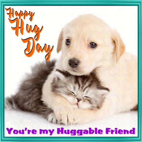 A Cute Hug Day Card For You Free Hug Day Ecards Greeting Cards 123