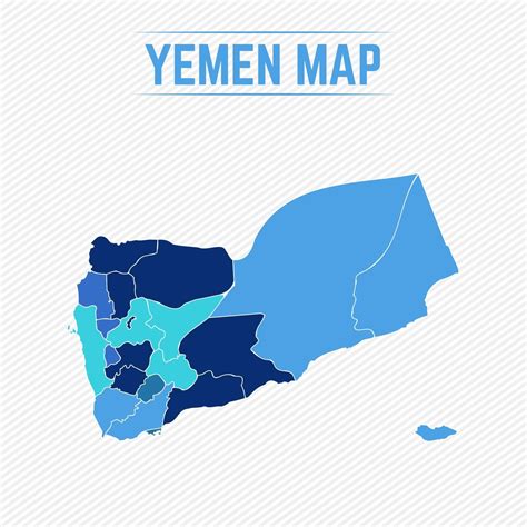 Yemen Detailed Map With Regions 2320830 Vector Art At Vecteezy