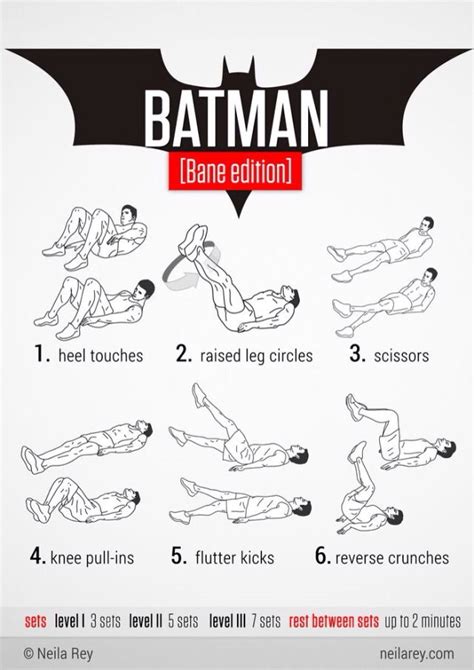 Batman Workout Bane Edition Legs And Abs Musely