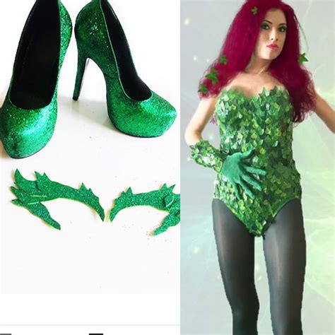 Poison Ivy Cosplay Costume Complete Poison Ivy Costume With Etsy